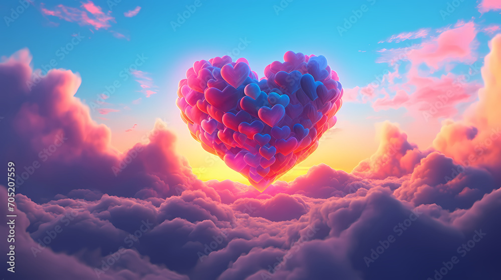 Valentine's Day hearts, Valentine's Day background, wedding background, blank copy space