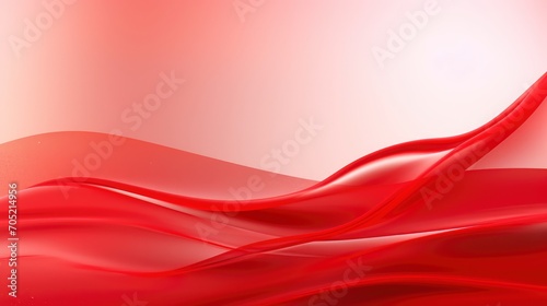 abstract red background with empty stage Cylinder podium display, showcase for product presentation photo