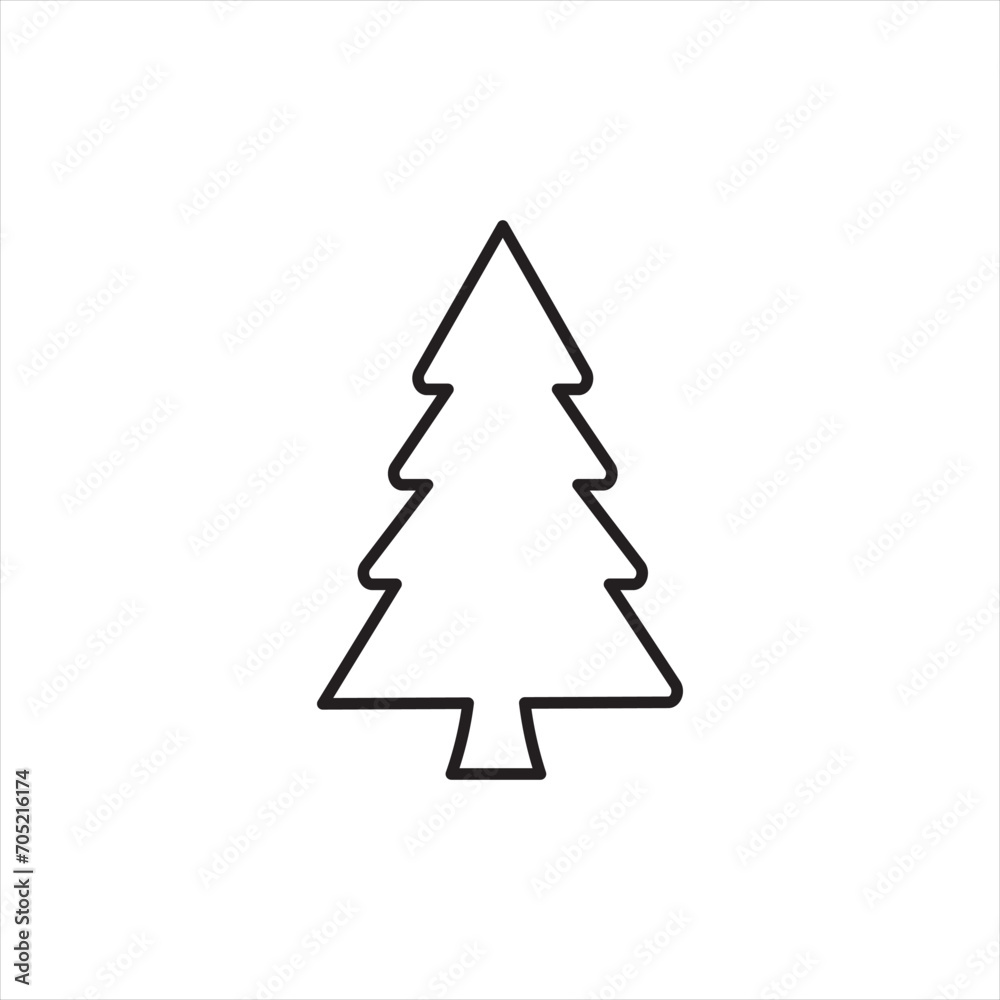 abstract christmas tree
tree icon or logo isolated sign symbol vector illustration - high quality black style vector icons
icon editable stroke, sign, symbol outline line button isolated on white