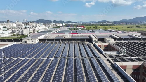 solar power panels on balcony photo