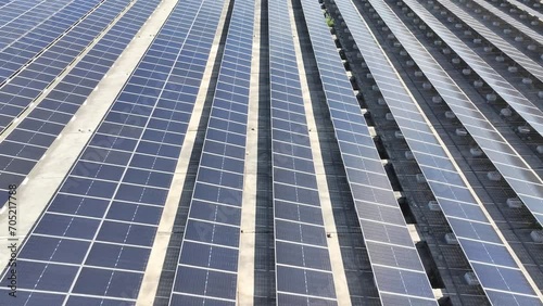 solar power panels on balcony photo