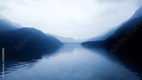 lake in the mountains
