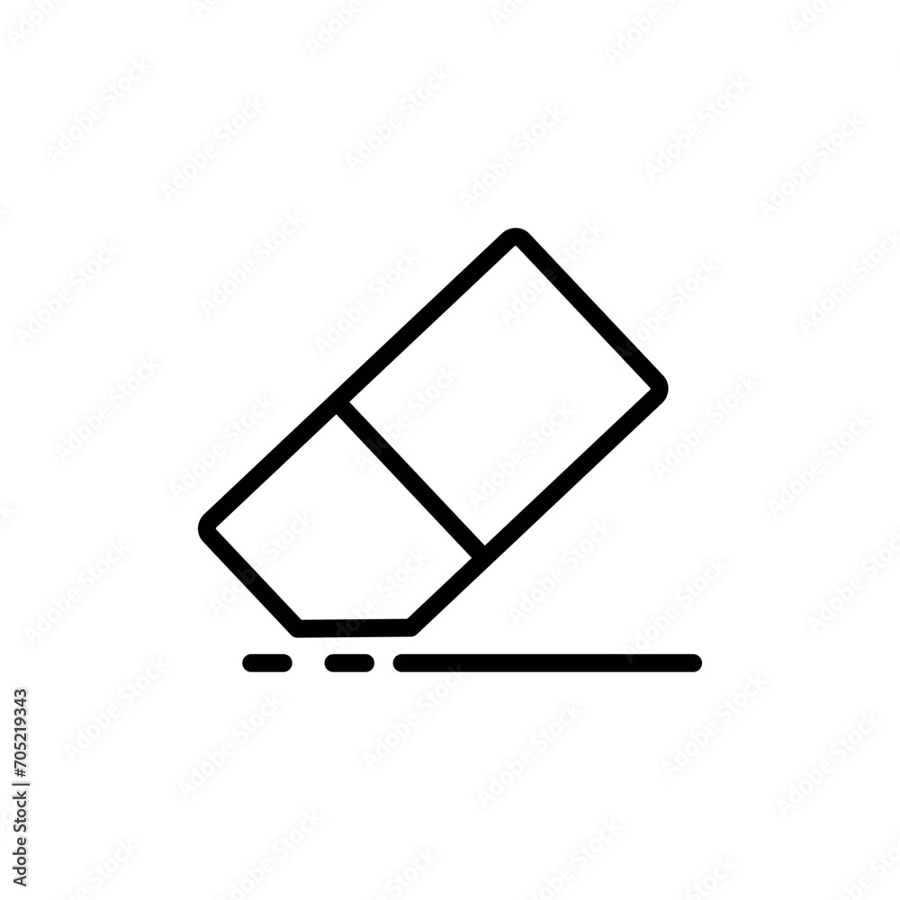Eraser Icon Vector Simple Design Eraser Icon Vector Simple Design