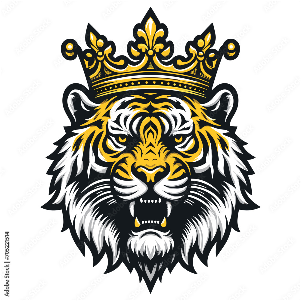 King tiger crown ,  King Tiger head