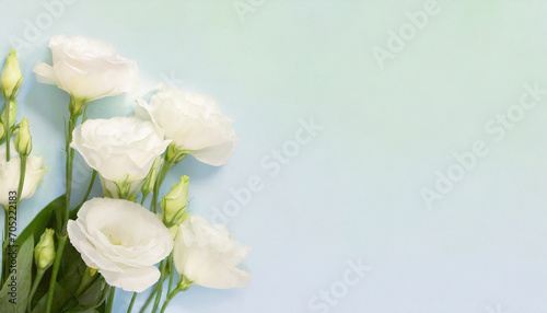 Pastelowy kwiat  kartka z miejscem na   yczenia