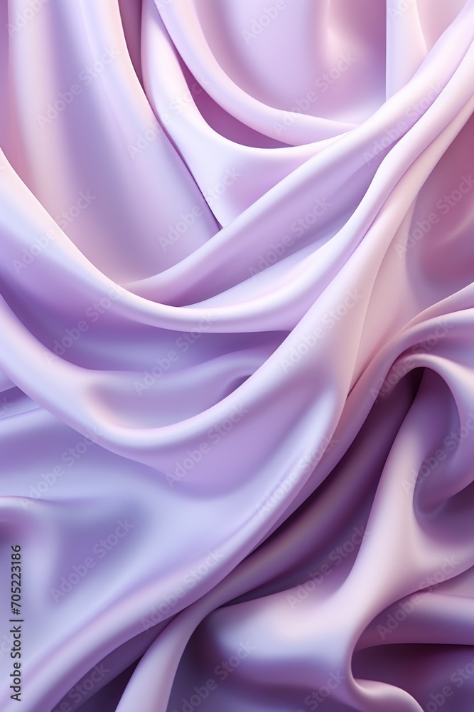 Obraz premium Purple silk fabric with gentle waves