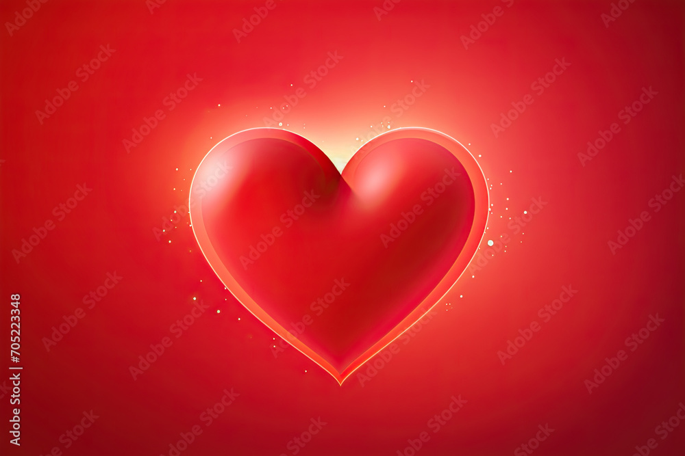 heart shape vector with happy valentine's day on red background heart shape vector with happy valentine's day on red background