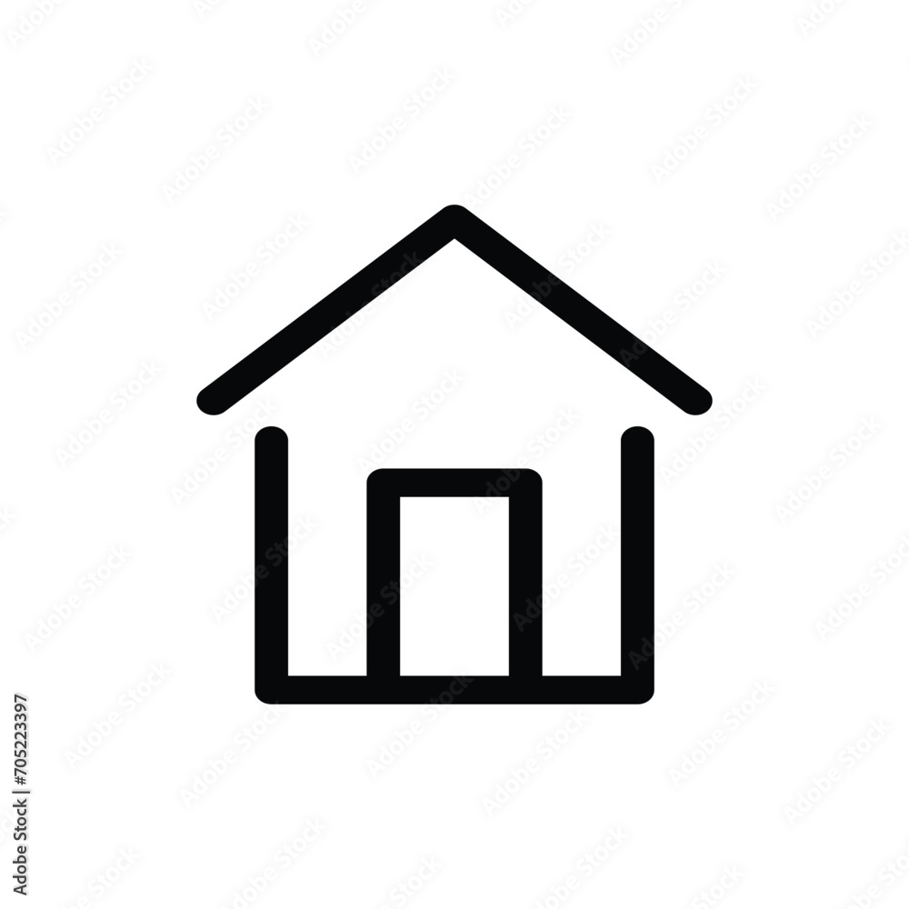 Home icon Vector Simple Design Home icon Vector Simple Design