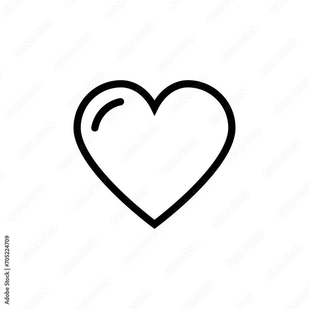 Love Icon Vector Simple design
