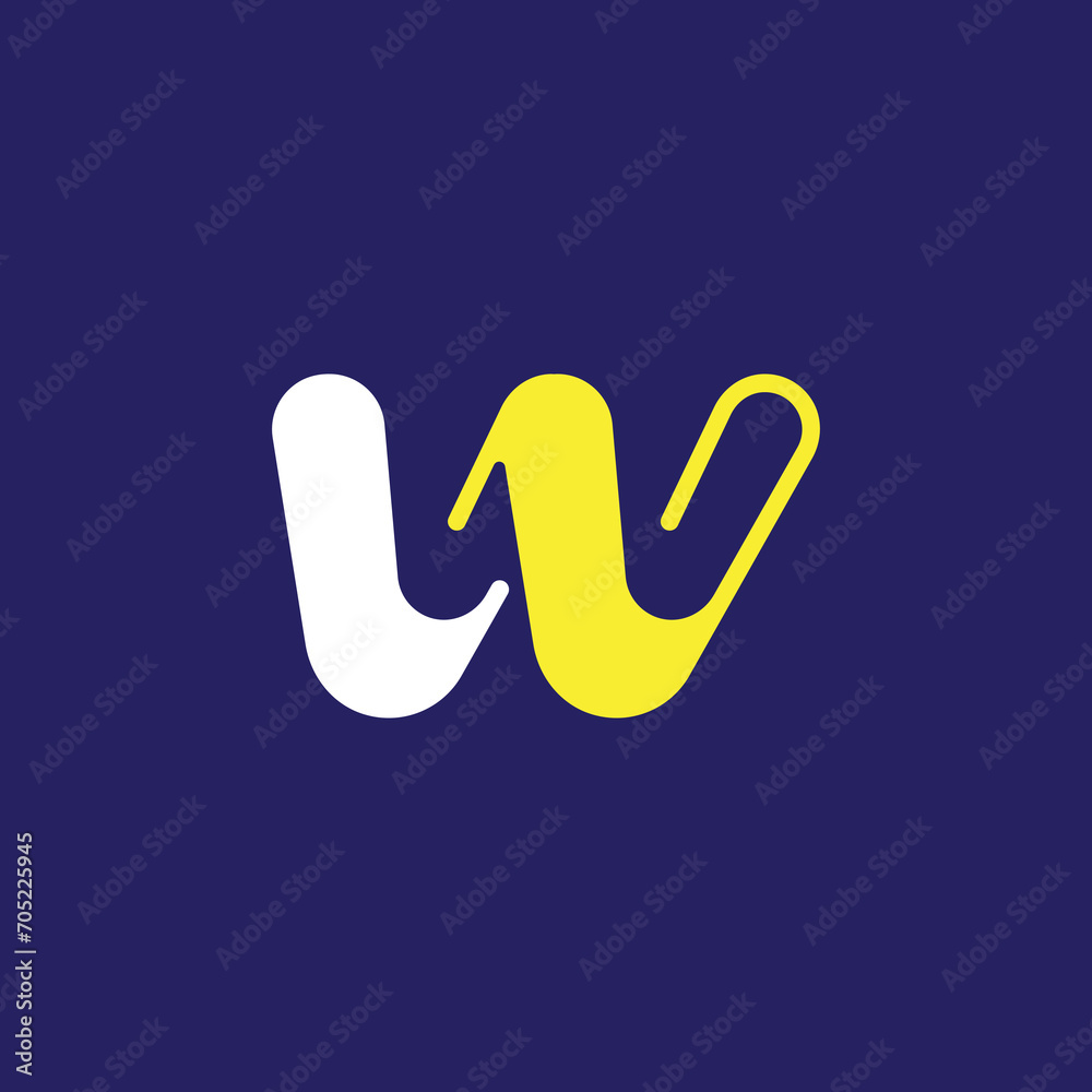 Letter W futuristic, sophisticated and techy AI letter logo. A simple but eye-catching logo. A logo that is very suitable for technology companies such as cryptocurrencies, internet, computers, etc.
