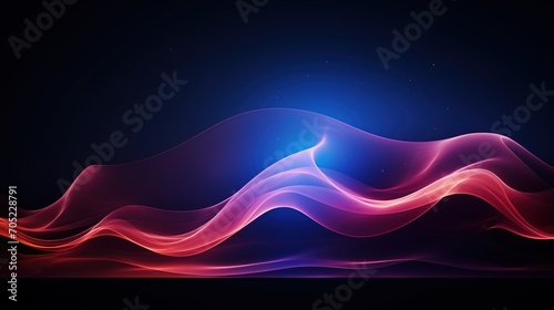 Wavy blue and pink abstract background