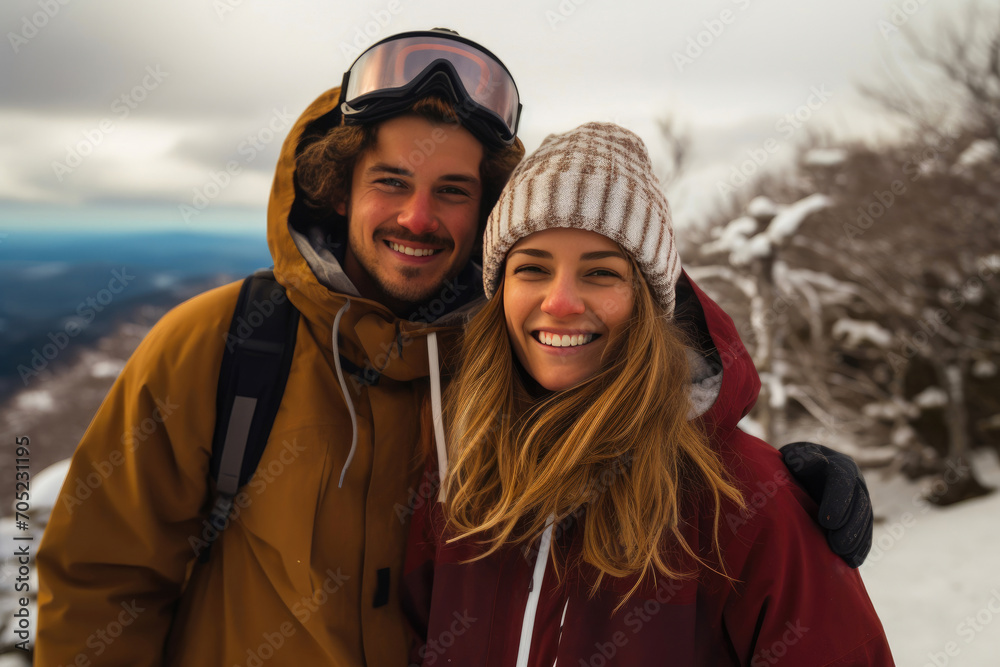 Winter Wonderland: Young Brazilian Pair Carving the Powder