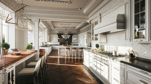 modern kitchen interior