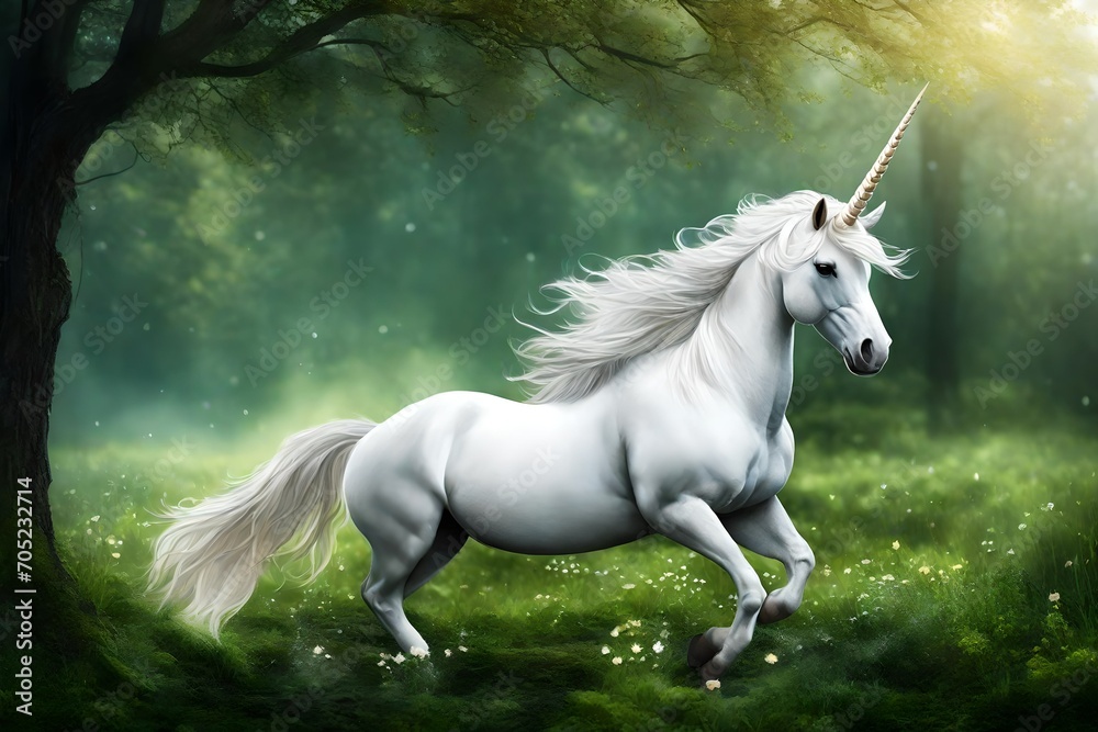 Obraz premium horse on road -