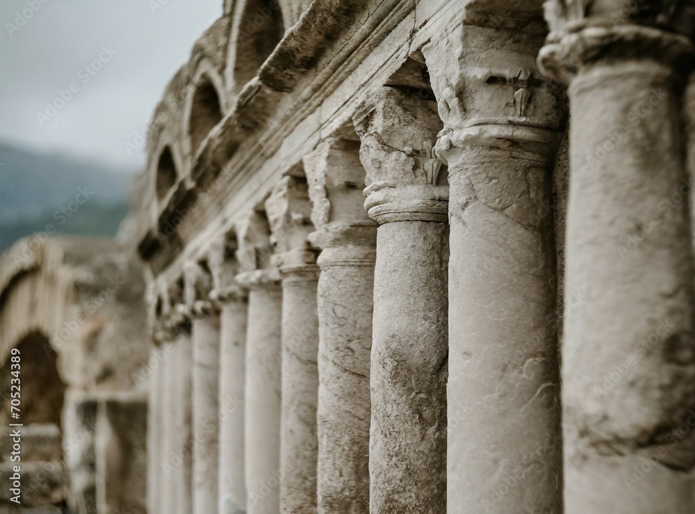 European ancient columns