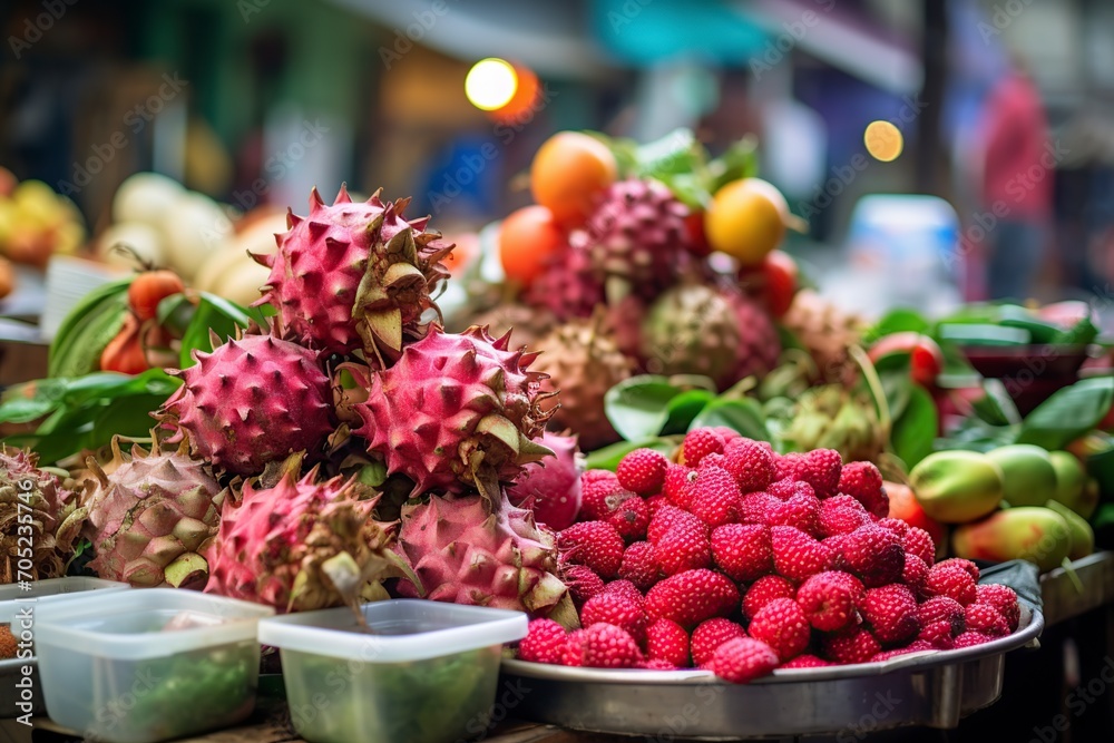 delicious and multiple quality fruits are sold in the Vietnam market