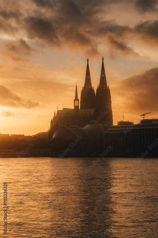 Kölner Dom Sonnenuntergang / Cologne Cathedral sunset