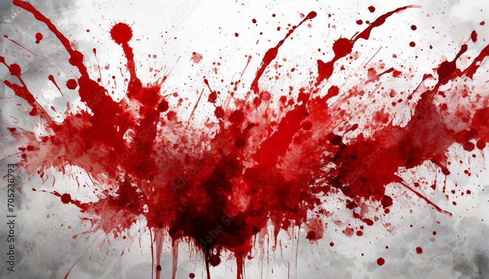 blood or paint splatters on white background graphic resources halloween concept