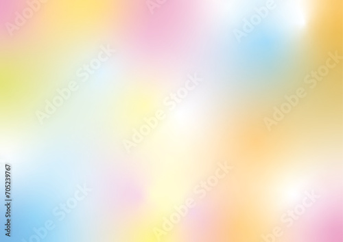 ソフトな雰囲気のカラフルなグラデーション背景素材
