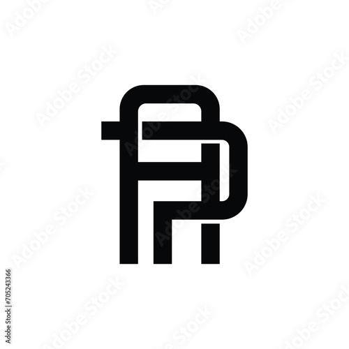 AP bussines design logo vector monogram letter