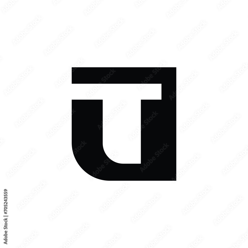 JT bussines design logo vector monogram letter JT bussines design logo vector monogram letter