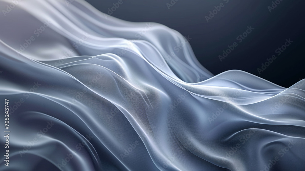 Fototapeta premium Close-up Abstract Fluid Forms Pulse, Ripple And Flow. Copy paste area for texture