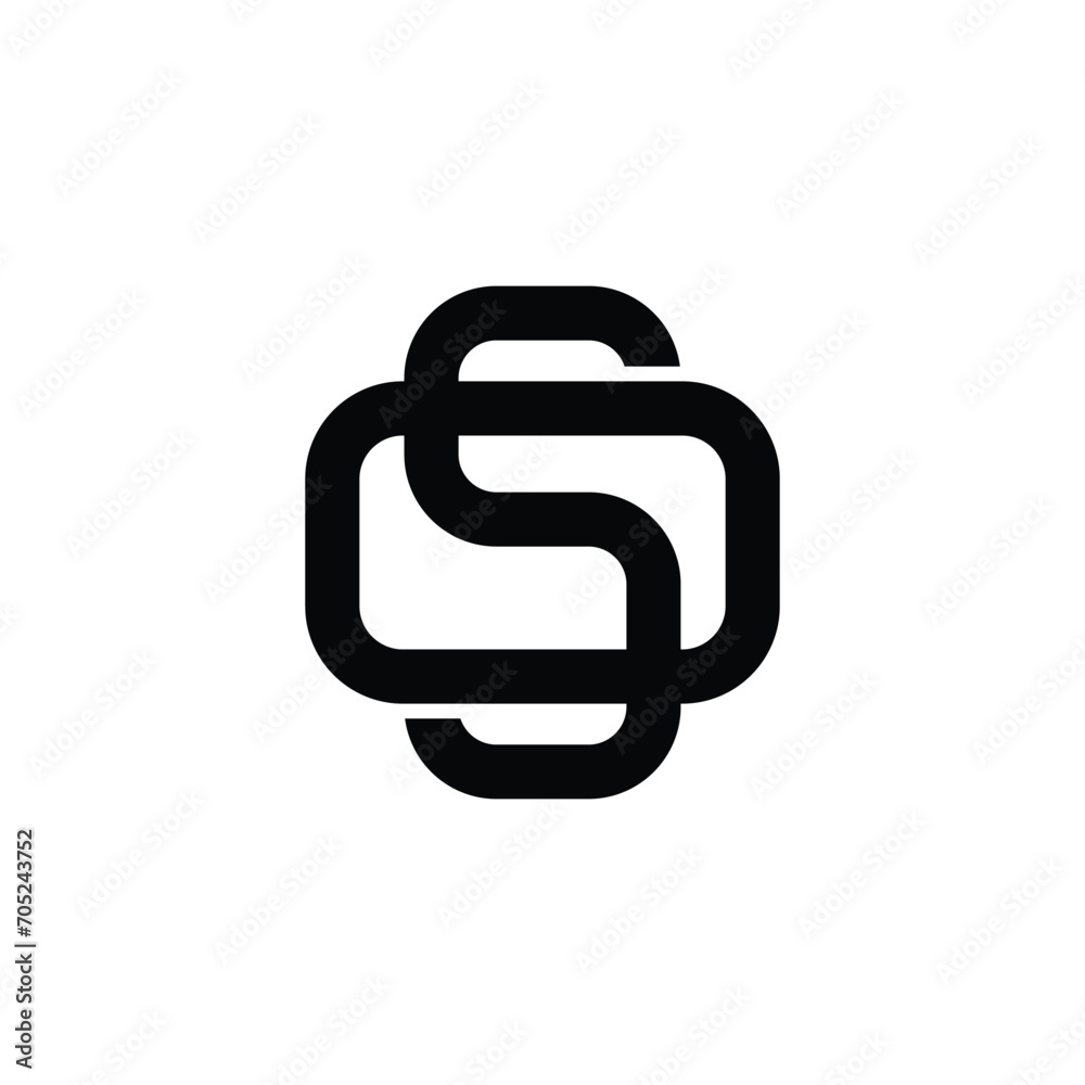 SO bussines design logo vector monogram letter SO bussines design logo vector monogram letter