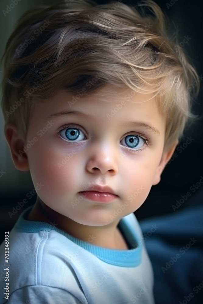 cute baby with stunning blue eyes looking curiously cute baby with stunning blue eyes looking curiously