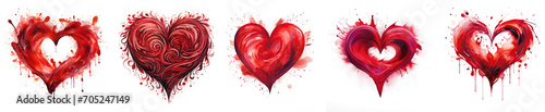A Variety of Heart Illustat...
