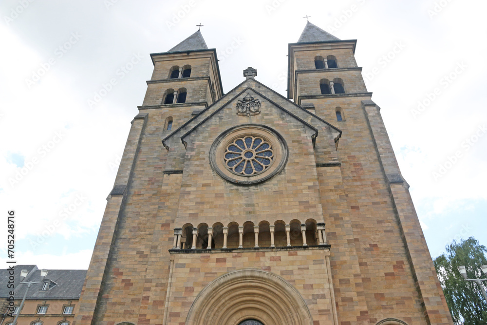 Basilica of Saint Willibrord in Echternach in Luxembourg