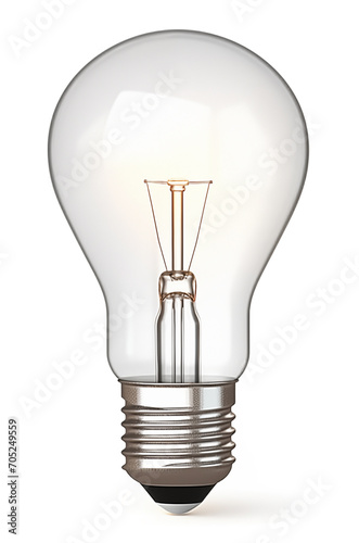 light bulb isolated on white