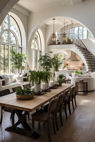 Elegant Mediterranean Style Home Interior
