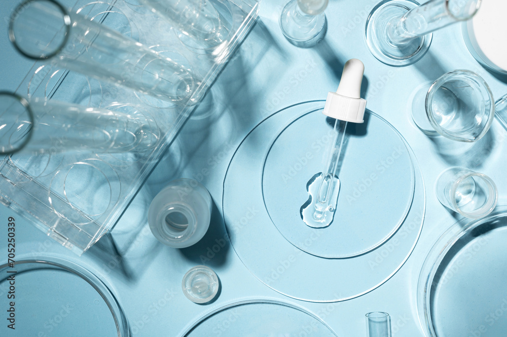 Moisturizing serum for the face. Serum in a pipette, the latest technologies, peptide complex. Moisturizing serum for the face. Serum in a pipette, the latest technologies, peptide complex.