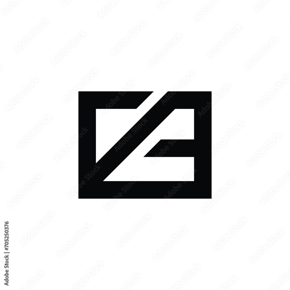 GE bussines design logo vector monogram letter GE bussines design logo vector monogram letter