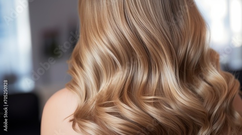 Hair extensions can be used for a client's close-up at a beauty salon.