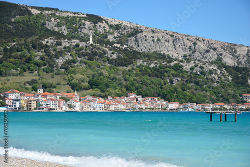 Fototapeta Naklejka Na Ścianę i Meble -  Baska village on island Krk, Croatia