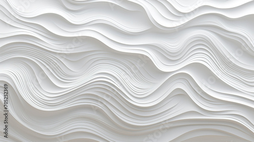 Serene Undulating Waves of Creamy Elegance created with Generative AI technology © Fernando Cortés