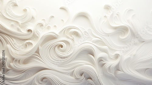 Warm Glow on Fluid Abstract Forms created with Generative AI technology