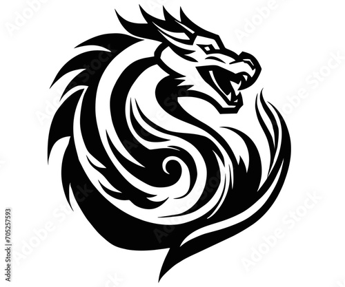 Wallpaper Mural Head of a dragon Torontodigital.ca