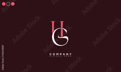 HG Alphabet letters Initials Monogram logo GH, H and G