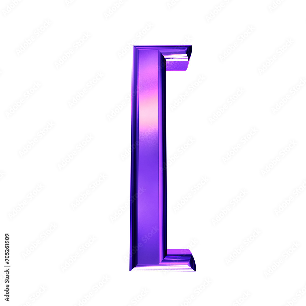 Purple symbol with bevel Purple symbol with bevel