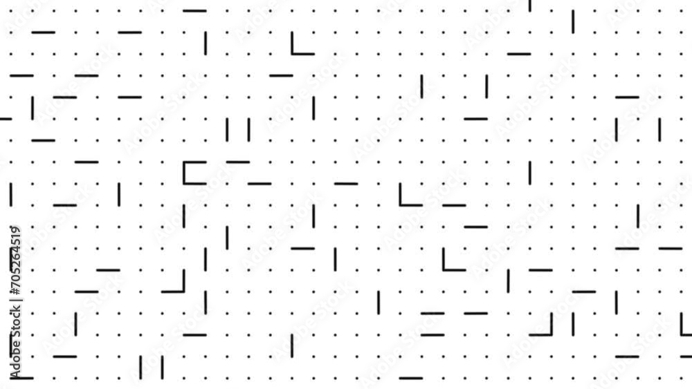 Abstract Line Particles Background. Lines motion minimal design corporate background. Footage for backdrop. Seamless loop