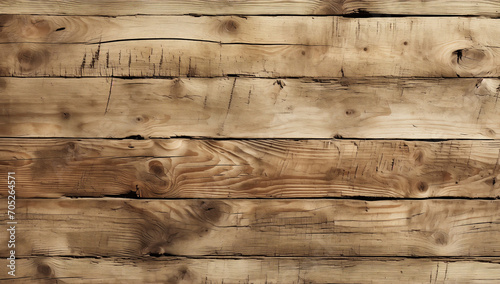 Tábuas de madeira clara com nós naturais e textura photo