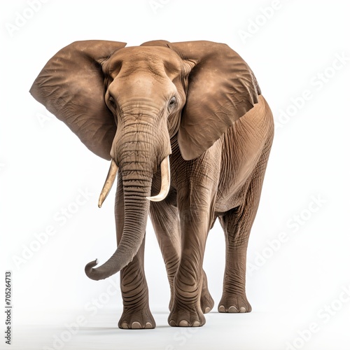 A large elephant with big ears and long trunk © Adobe Contributor