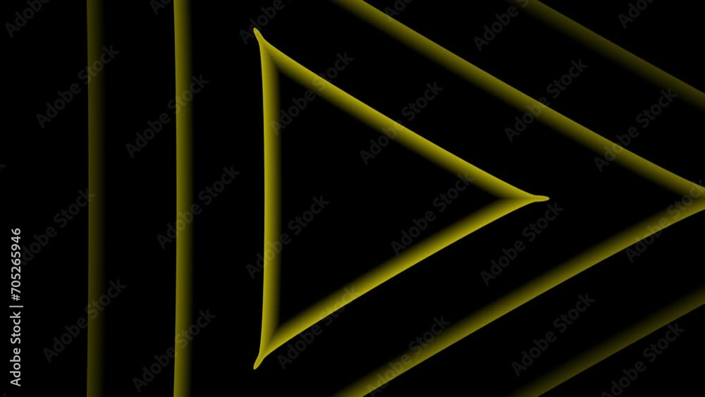 Triangle Yellow Abstract Background. Motion polygonal triangle shapes. Animation Loopable Triangle Yellow Abstract Background. Motion polygonal triangle shapes. Animation Loopable
