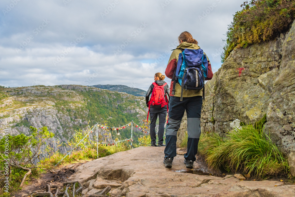 Landscape of the Preikestolen (Norway)