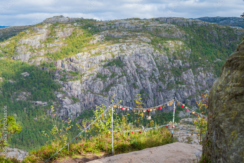 Landscape of the Preikestolen (Norway)