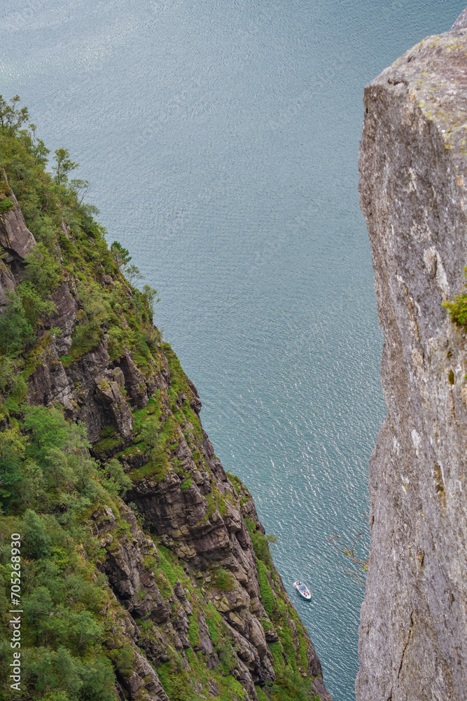 Landscape of the Preikestolen (Norway)
