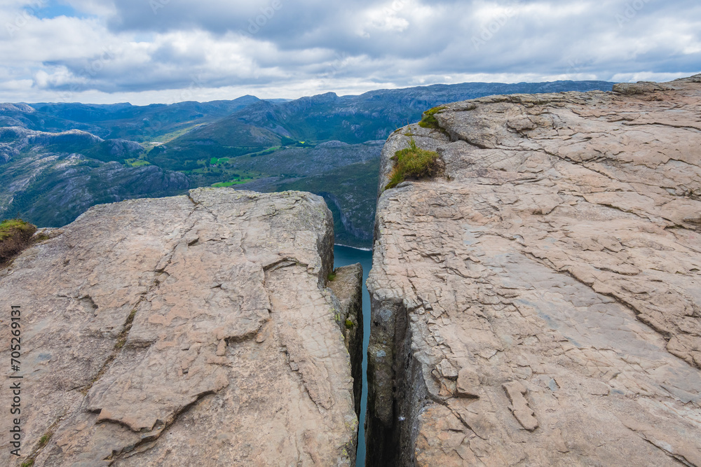 Landscape of the Preikestolen (Norway)