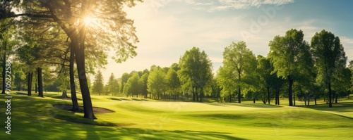 Beautiful golf course and s...